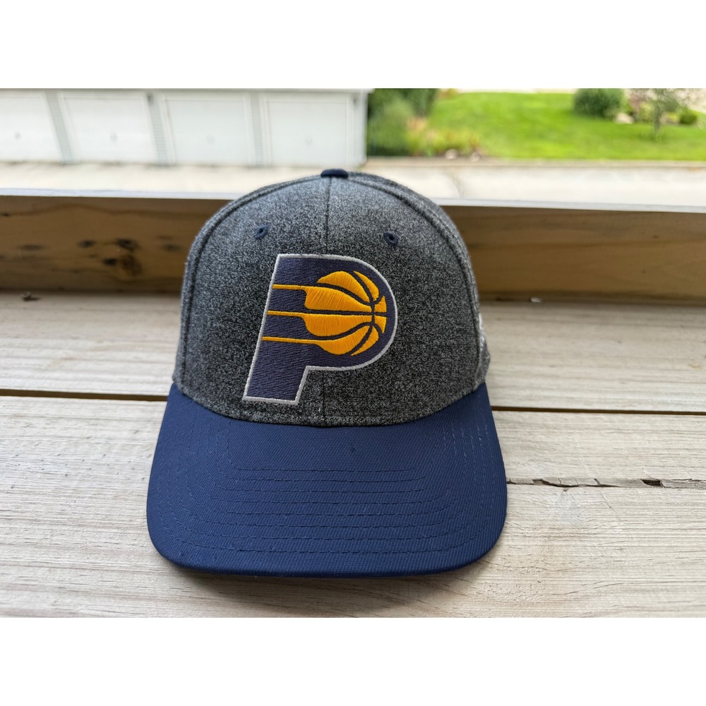 Adidas Indiana Pacers Fitted Hat – Heather Gray & Blue – L/XL – Great Condition